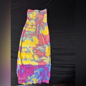 Strapless Midi Dress